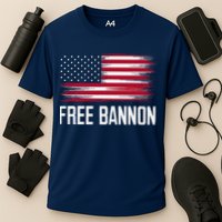 Free Steve Bannon Cooling Performance Crew T-Shirt