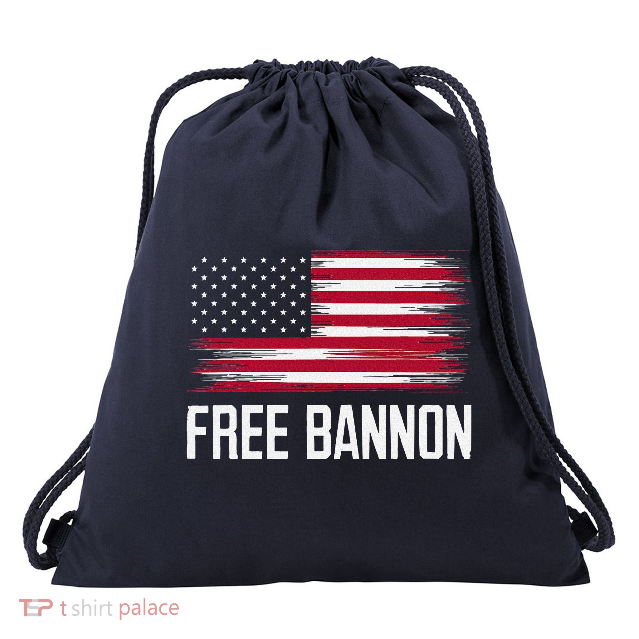 Free Steve Bannon Drawstring Bag
