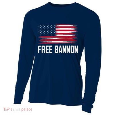 Free Steve Bannon Cooling Performance Long Sleeve Crew