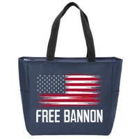 Free Steve Bannon Zip Tote Bag