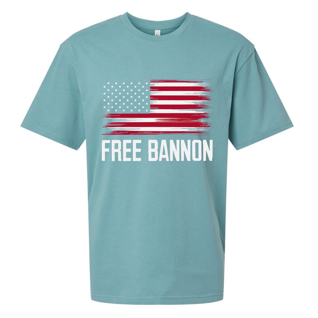 Free Steve Bannon Sueded Cloud Jersey T-Shirt