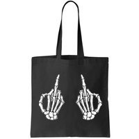 Funny Skeleton Bones Middle Finger Hands Bag