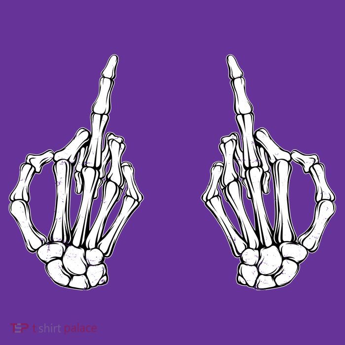Funny Skeleton Bones Middle Finger Hands Mesh Reversible Basketball Jersey Tank