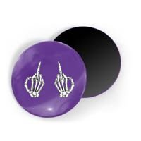 Funny Skeleton Bones Middle Finger Hands Magnet