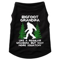 Funny Sasquatch Bigfoot Fathers Day Bigfoot Grandpa Doggie Tank