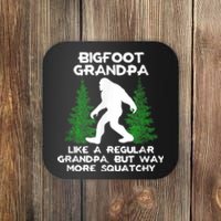 Funny Sasquatch Bigfoot Fathers Day Bigfoot Grandpa Coaster