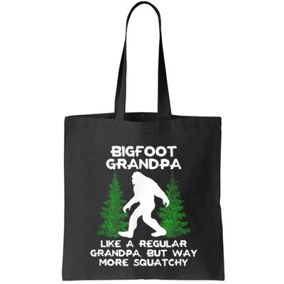Funny Sasquatch Bigfoot Fathers Day Bigfoot Grandpa Bag