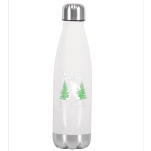 Funny Sasquatch Bigfoot Fathers Day Bigfoot Grandpa Stainless Steel Insulated Water Bottle