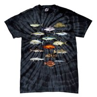 Fish Species Biology Types Of Saltwater Fish Fishing Tie-Dye T-Shirt