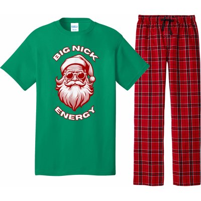 Funny Santa Big Nick Energy Christmas Gift Pajama Set