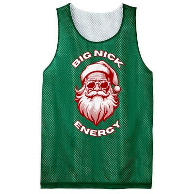 Funny Santa Big Nick Energy Christmas Gift Mesh Reversible Basketball Jersey Tank