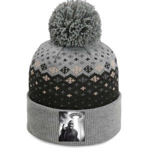 Funny Sasquatch Bigfoot Selfie With Ufo And Alien The Baniff Cuffed Pom Beanie