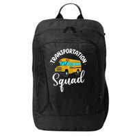 Funny School Bus Driver Back To School Transportation Squad City Backpack