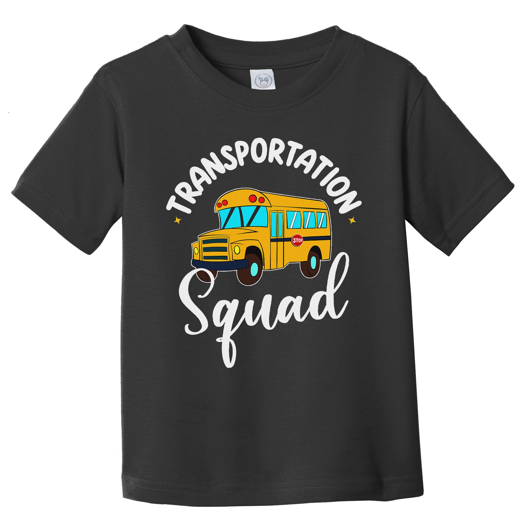 Funny School Bus Driver Back To School Transportation Squad Toddler T-Shirt