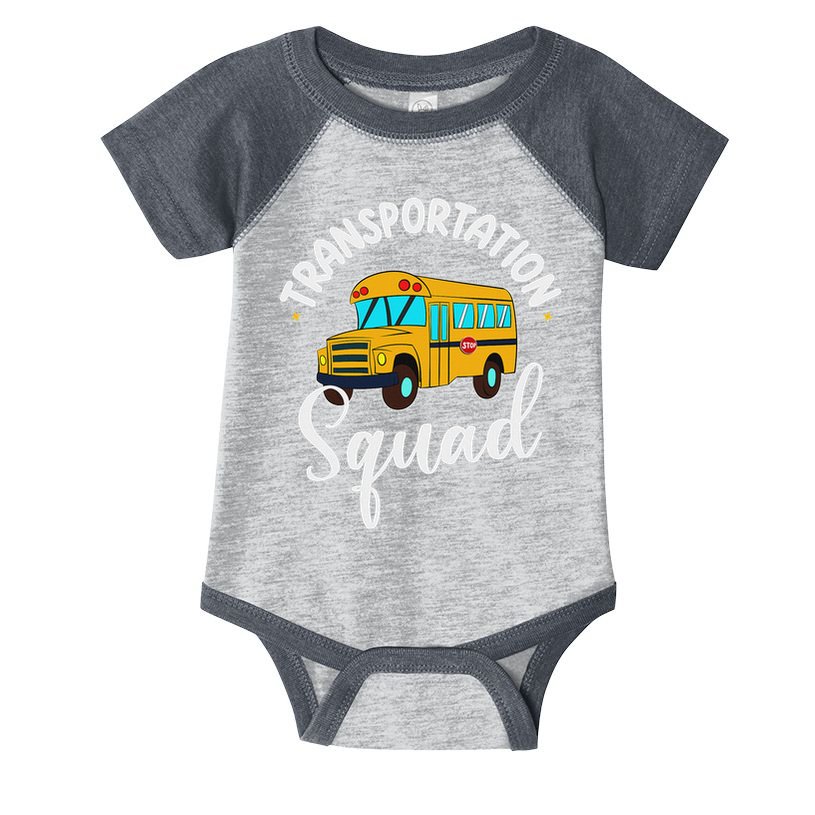 Funny School Bus Driver Back To School Transportation Squad Infant Baby Jersey Bodysuit