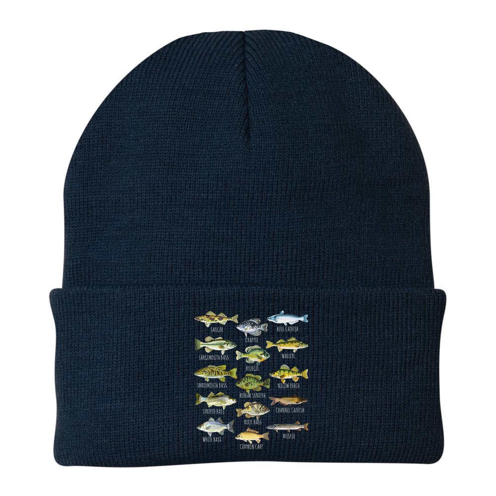Fish Species Biology Types Of Freshwater Fish Fishing Beanie