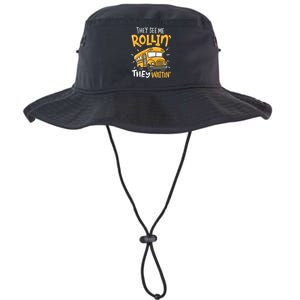 Funny School Bus Driver They See Me Rollin They Waitin Legacy Cool Fit Booney Bucket Hat