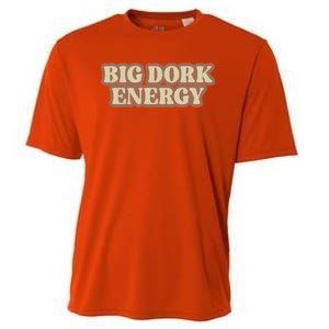 Funny Saying Big Dork Energy 70s Retro Style Cooling Performance Crew T-Shirt