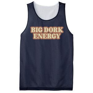 Funny Saying Big Dork Energy 70s Retro Style Mesh Reversible Basketball Jersey Tank