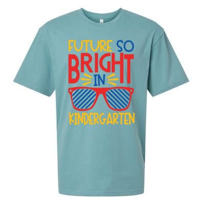 Future So Bright In Kindergarten Sunglasses And Teacher Gift Sueded Cloud Jersey T-Shirt