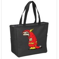 Flash Sloth Cool Nerd Gift For Him Zip Tote Bag