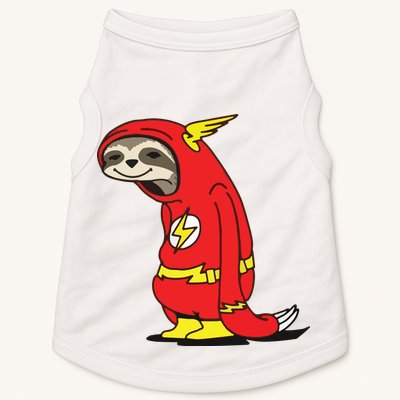 Flash Sloth Cool Nerd Gift For Him Doggie Tank