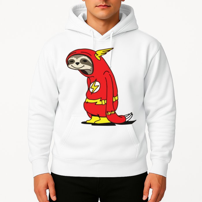 Flash Sloth Cool Nerd Gift For Him Hoodie