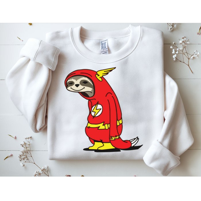 Flash Sloth Cool Nerd Gift For Him Sweatshirt