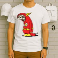 Flash Sloth Cool Nerd Gift For Him T-Shirt