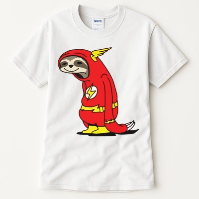 Flash Sloth Cool Nerd Gift For Him Tall T-Shirt