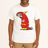 Flash Sloth Cool Nerd Gift For Him Tall T-Shirt