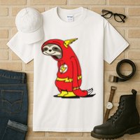 Flash Sloth Cool Nerd Gift For Him Tall T-Shirt