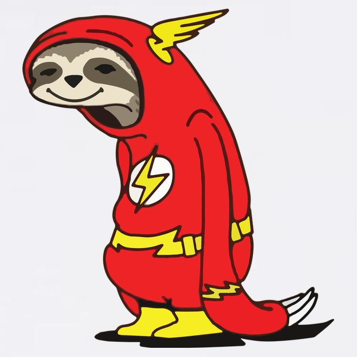 Flash Sloth Cool Nerd Gift For Him Bucket Hat