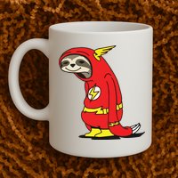 Flash Sloth Cool Nerd Gift For Him Mug