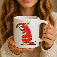 Flash Sloth Cool Nerd Gift For Him Mug