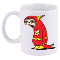 Flash Sloth Cool Nerd Gift For Him 11oz C Handle Ceramic Mug