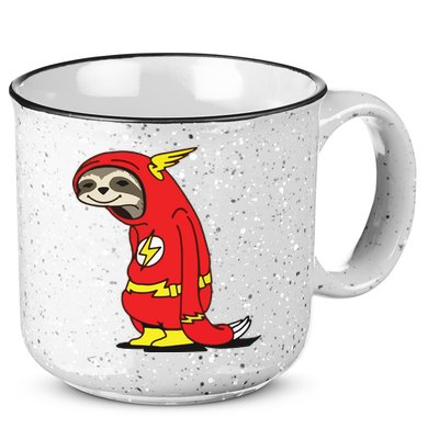 Flash Sloth Cool Nerd Gift For Him 15oz Campfire Ceramic Mug