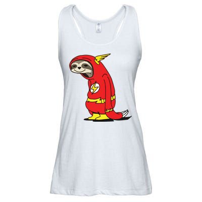 Flash Sloth Cool Nerd Gift For Him Ladies Essential Flowy Tank