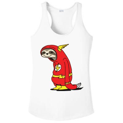Flash Sloth Cool Nerd Gift For Him Ladies PosiCharge Competitor Racerback Tank