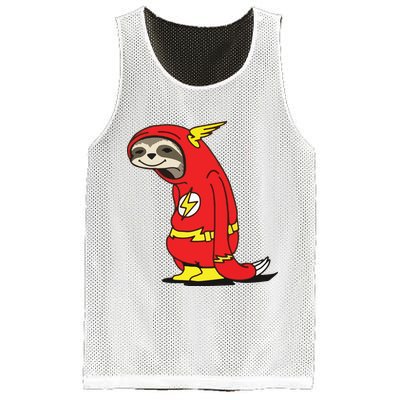 Flash Sloth Cool Nerd Gift For Him Mesh Reversible Basketball Jersey Tank