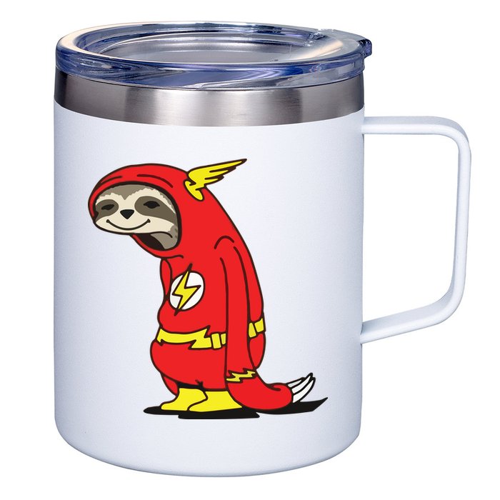 Flash Sloth Cool Nerd Gift For Him 12oz Stainless Steel Coffee Mug