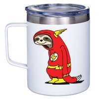 Flash Sloth Cool Nerd Gift For Him 12oz Stainless Steel Coffee Mug