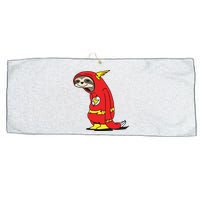 Flash Sloth Cool Nerd Gift For Him Large Microfiber Waffle Golf Towel