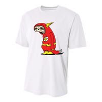 Flash Sloth Cool Nerd Gift For Him Youth Performance Sprint T-Shirt
