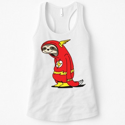 Flash Sloth Cool Nerd Gift For Him Womens Tank Top