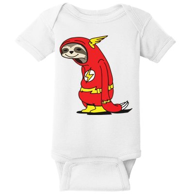 Flash Sloth Cool Nerd Gift For Him Baby Bodysuit