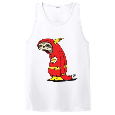 Flash Sloth Cool Nerd Gift For Him PosiCharge Competitor Tank