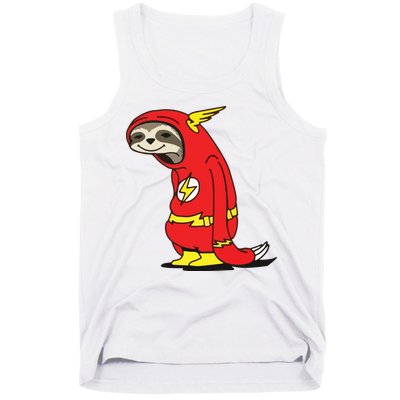 Flash Sloth Cool Nerd Gift For Him Tank Top