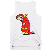 Flash Sloth Cool Nerd Gift For Him Tank Top