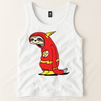 Flash Sloth Cool Nerd Gift For Him Tank Top